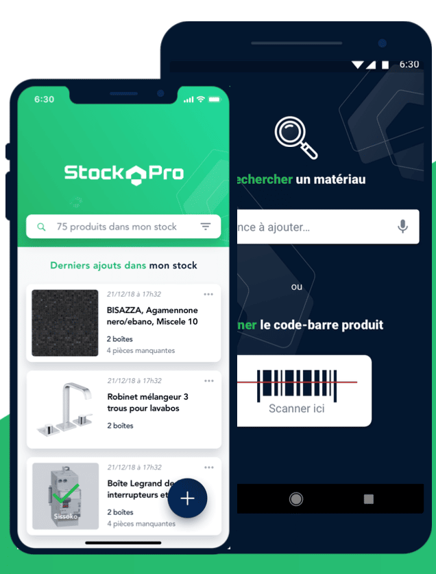 Solution StockPro - Outil de pilotage des stocks permettant la réutilisation des matériaux dormants