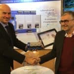 Remise du 1er Sofrel S4W au SDAEP 22 lors du CGLE