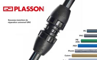 PLASSON présente son nouveau manchon de réparation sur le salon Cycl’Eau