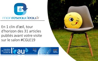 En 1 clin d’œil, tour d’horizon des 31 articles publiés avant votre visite sur le salon #CGLE19