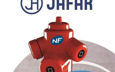 Nouveau poteau incendie Jafar, avec la Marque NF, présenté sur le salon #CGLE19