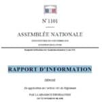 Rapport d'information sur la ressource en Eau - Assemblée Nationale