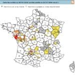 Propluvia : Carte des arrêtés restriction eau