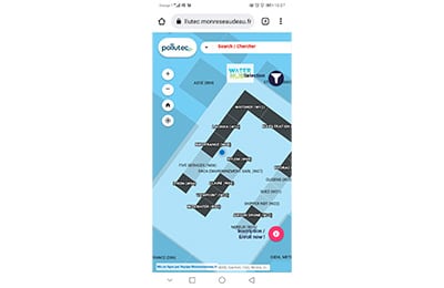 Capture écran Plan Interactif Pollutec