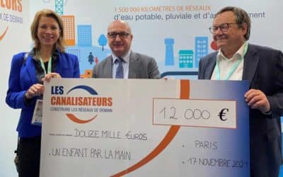 Un don de 12 000€ des Canalisateurs pour l’Association « Un enfant par la main »