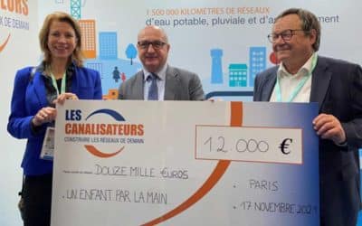 Un don de 12 000€ des Canalisateurs pour l’Association « Un enfant par la main »