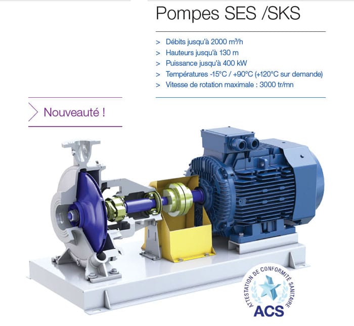 Pompes centrifuges sulzer