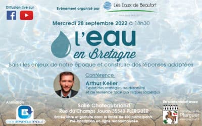 Le syndicat des Eaux de Beaufort se mobilise pour l’Eau en Bretagne : exposition et conférence !