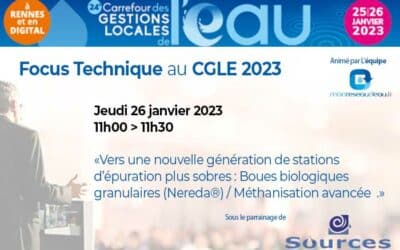 Focus Technique : Vers une nouvelle génération de stations d’épuration plus sobres : Boues biologiques granulaires (Nereda®) / Méthanisation avancée
