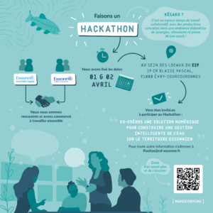 Hackathon eau et numérique - par Essonne Numérique