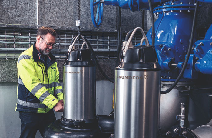 Fiabilité totale pour le relevage des eaux usées : Pompes SE-SL de Grundfos