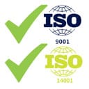 Conforme aux normes ISO 9001 et 14001