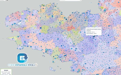 Cartes Informatives Monreseaudeau.fr : le croisement des données opensource du monde de l’eau en temps réel