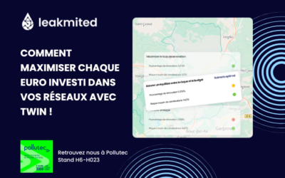 Twin, la solution de Leakmited pour les réseaux d’eau, mise en lumière à Pollutec 2025