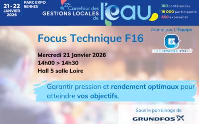 Focus technique : Préparez l’avenir de votre distribution d’eau avec Grundfos GENIECON