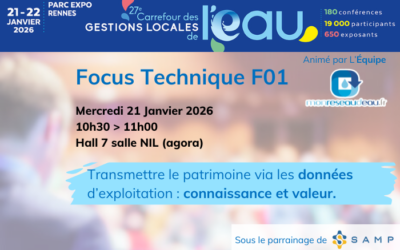 Focus technique : Transmettre le patrimoine via les données d’exploitation : Partager la connaissance et créer de la valeur pour la collectivité