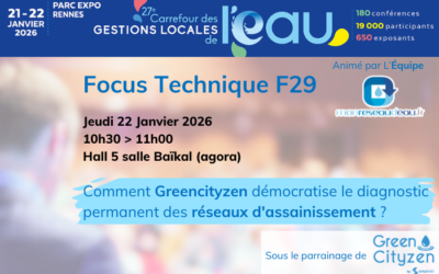 Focus technique : Comment Greencityzen démocratise le diagnostic permanent des réseaux d’assainissement ?