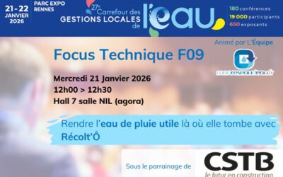 Focus technique : Rendre l’eau de pluie utile là où elle tombe avec Récolt’Ô