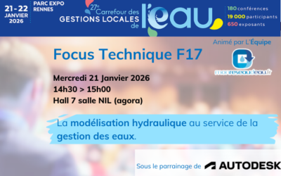 Focus technique : La modélisation hydraulique au service de la gestion des eaux