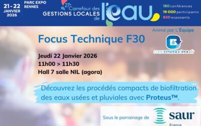 Focus technique : Procédés compacts de biofiltration des eaux usées et pluviales : Proteus™ une nouvelle génération de média filtrant