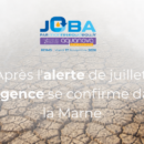 Sol desséché et fissuré illustrant les tensions croissantes sur la ressource en eau dans la Marne à l'approche de la JOBA Reims 2026.