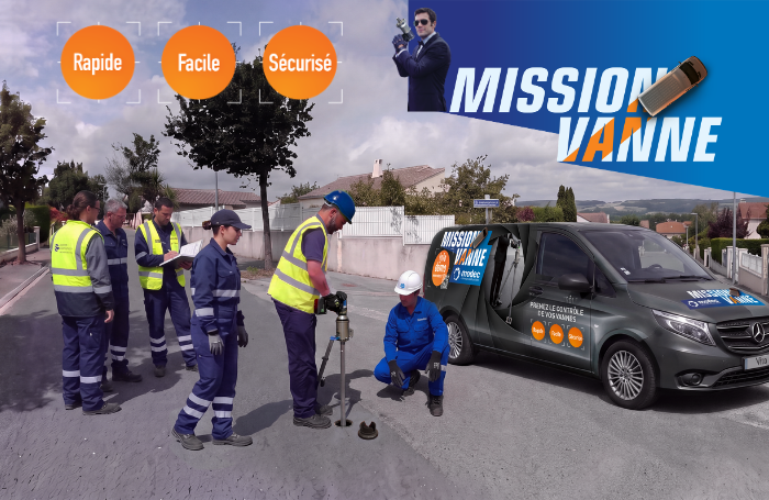 Avec mission vanne, modec vient sur site pour tester ses actionneurs portables et faciliter la manœuvre des vannes sur les réseaux d’eau.