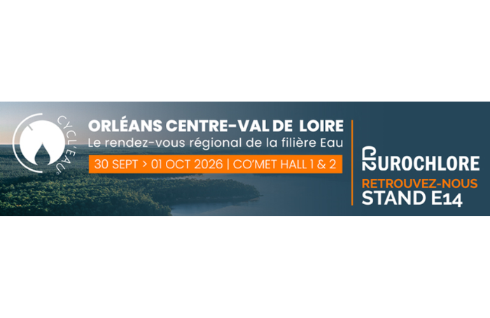 Rendez-vous à Cycl’Eau Orléans, stand E14 pour retrouver EUROCHORE.